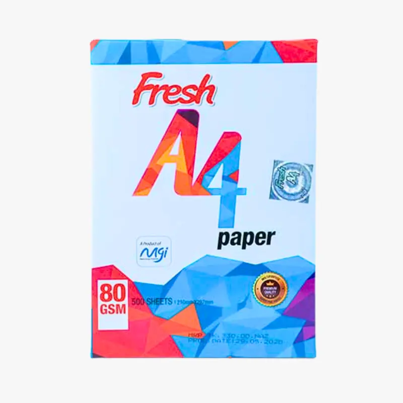 Fresh A4 Paper 80 GSM (500 Pages)