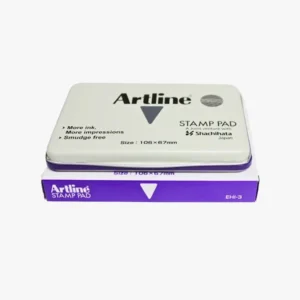 Artline Stamp Pad Violet Color Metal Case