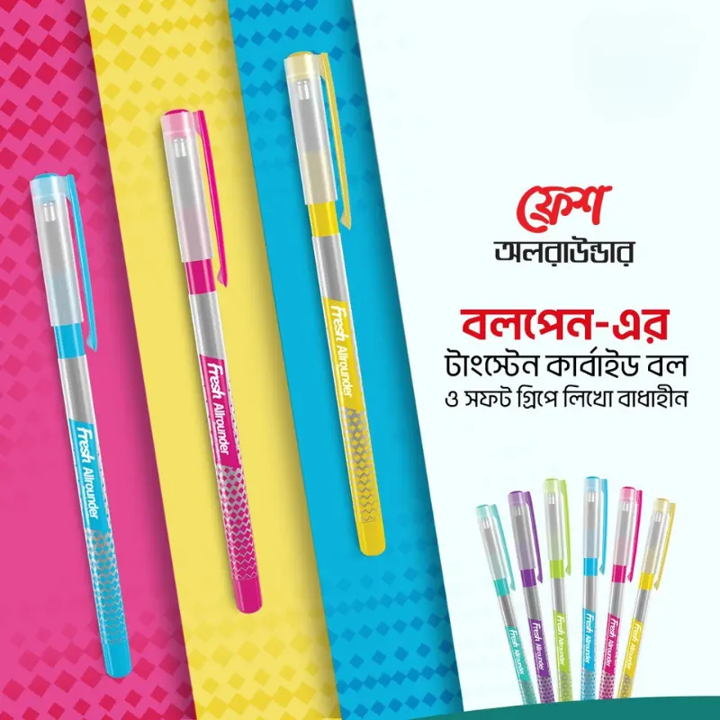 Fresh Allrounder Ball Pen Black Ink