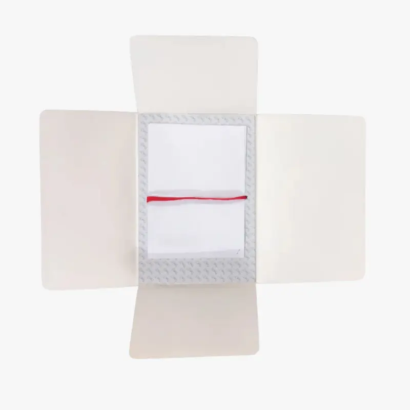 Hearts Court File Smart Floral Design Hard Binding