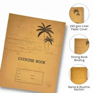 Hearts Crane Khata Roll 80 Pages Brown Cover