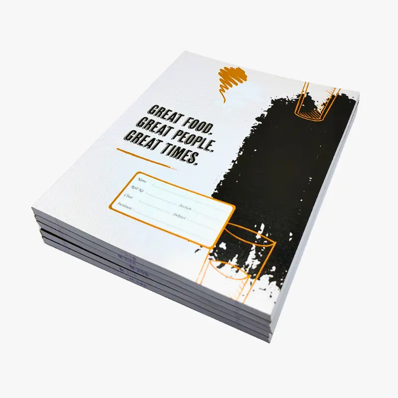 Hearts Floral Binding Khata White Page 200 Page