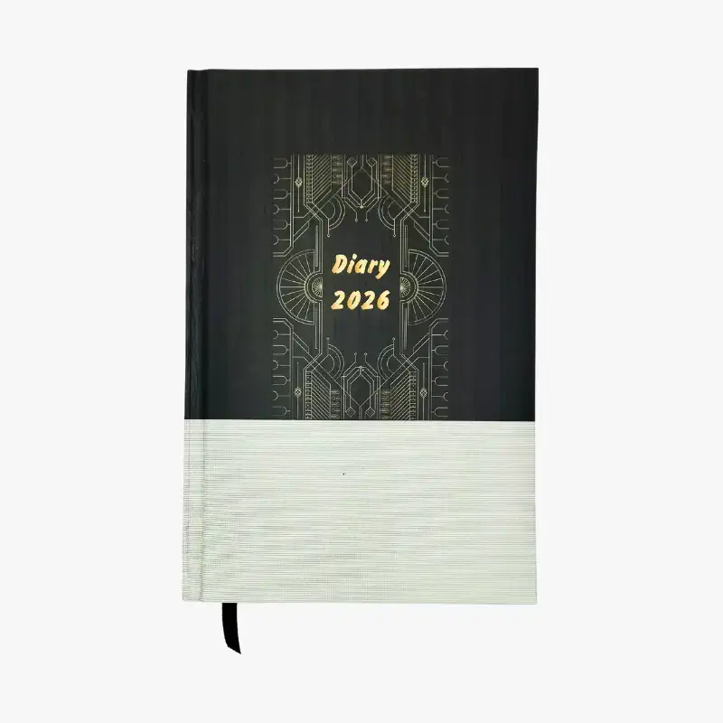 Hearts General Diary 2026 Premium White Paper 400 Pages