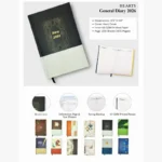 Hearts General Diary 2026 Premium White Paper 400 Pages
