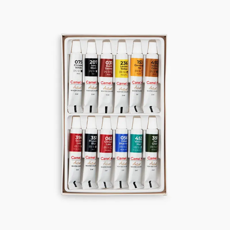 Camel Artist Watercolor 12 Shades 5ml