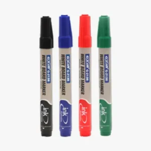 GXIN Refillable White Board Marker Multicolor 4 Pcs pack