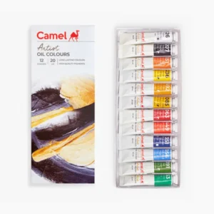 Camel Artist Oil Colours 12 Shades 20ml box