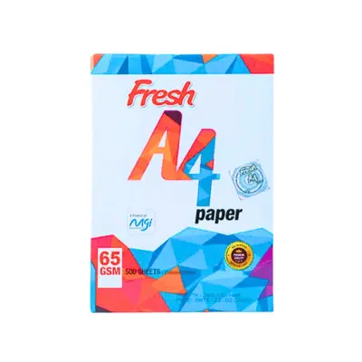 Fresh A4 Paper 65 GSM 500 sheets packet