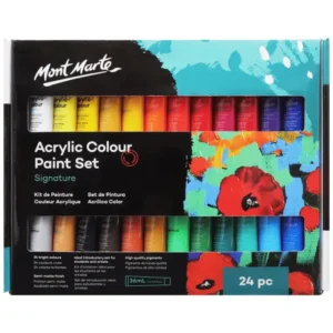 Mont Marte Signature Acrylic Paint Set 24 colors 36ml tubes