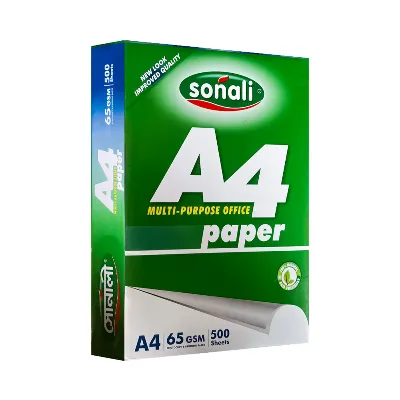 Sonali A4 Size Paper 65 GSM 1 Rim packet