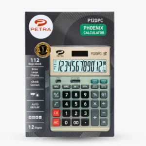 Petra Phoenix Calculator Model-P12DPC 12 Digit Desktop Calculator