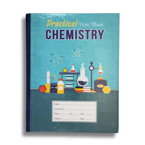 Hearts Practical Khata Chemistry 76 Pages Hard Cover String Binding