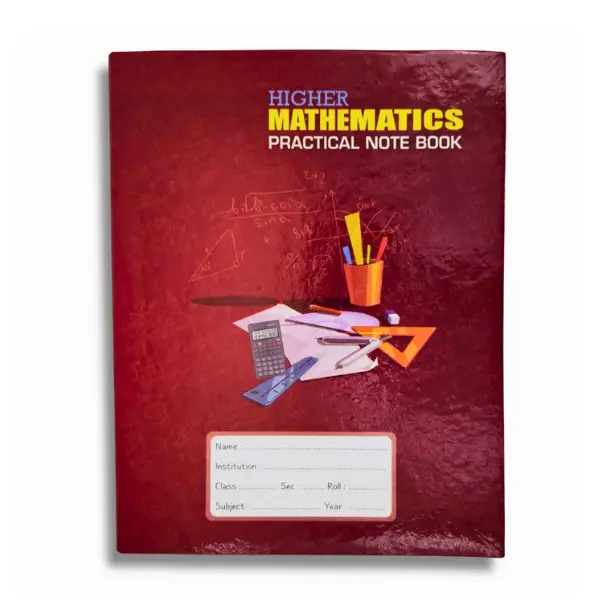 Hearts Practical Khata Higher Math 98 Pages Hard Cover String Binding