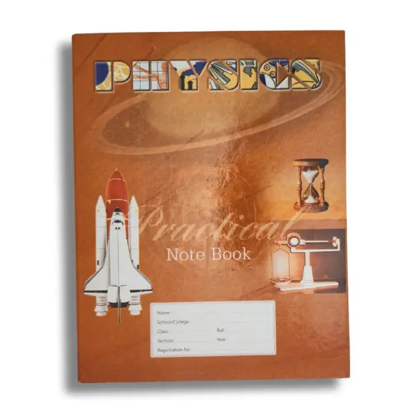 Hearts Practical Khata Physics 96 Pages Hard Cover String Binding