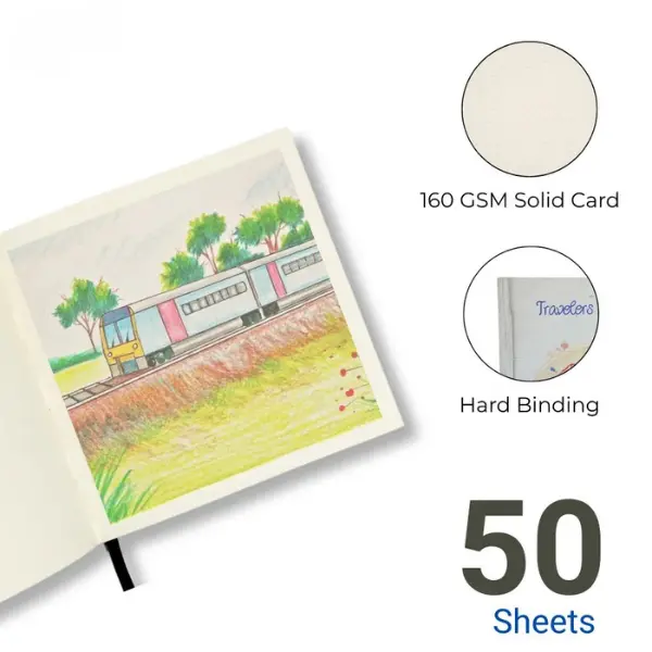 Hearts Travelers Drawing Book